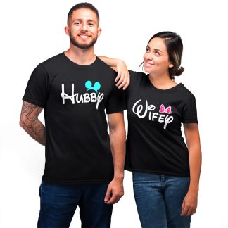 Hubby Wifey Couple T-Shirt