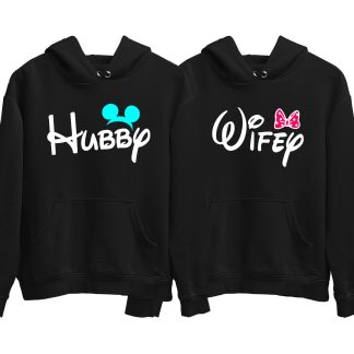Hubby Wifey Couple Hoodie (Price for 2 pcs)
