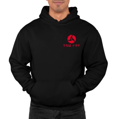 Naruto Shadowslayer Itachi Uchiha Black Hoodie - Image 3