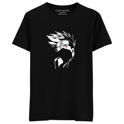 Kakashi of the Sharingan Black T-Shirt