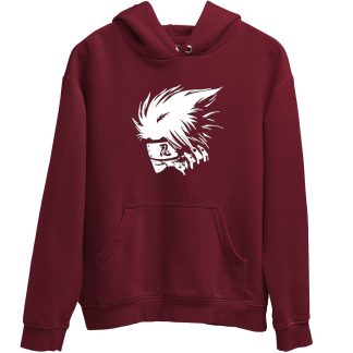 Ninja Kakashi Hatake Burgundy Hoodie