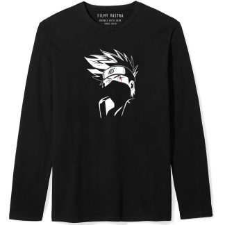 Kakashi of the Sharingan Black Full Sleeve T-Shirt