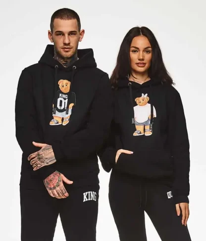 Filmy Vastra King & Queen Signature Couple Hoodie (Pack of 2) - Image 2