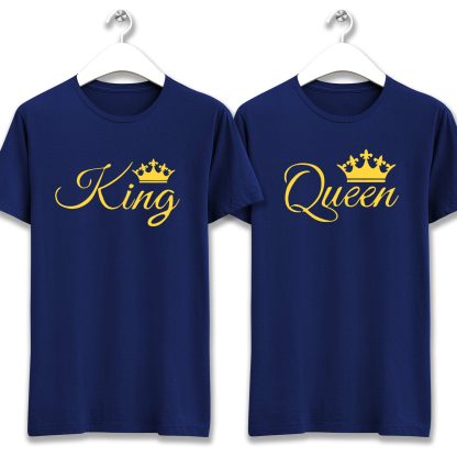 King & Queen Couple T-Shirt - Image 2