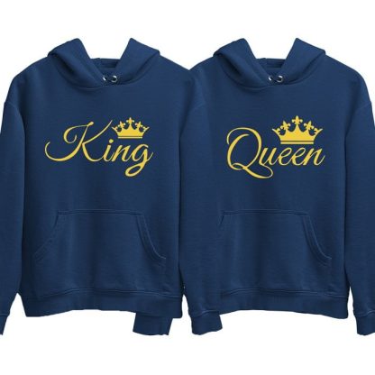 King & Queen Couple Hoodie (Price for 2 pcs)