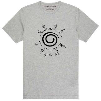 Naruto Kyuubi Seal Grey T-Shirt