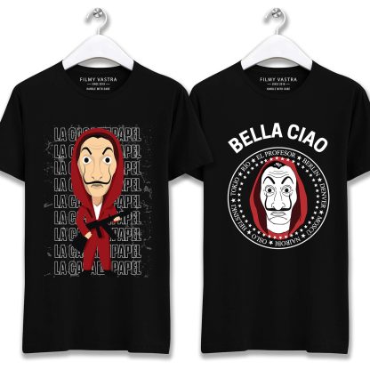 La Casa De Papel & Bella Ciao Circular Combo T-Shirts