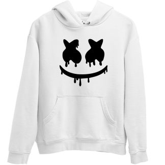 Marshmello Logo White Hoodie