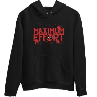 Maximum Effort Black Hoodie