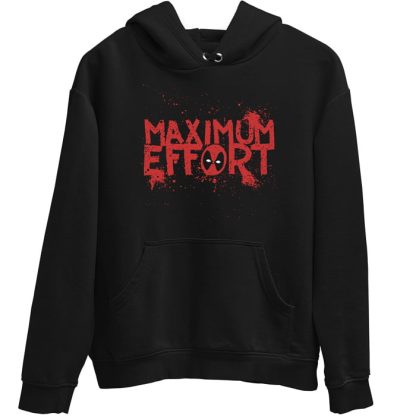 Maximum Effort Black Hoodie