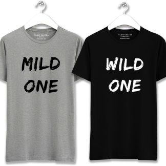 Mild One And Wild One Couple T-Shirt
