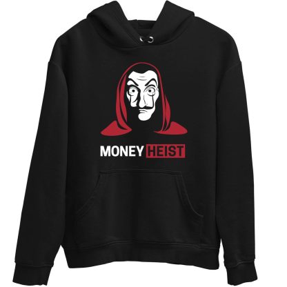Money Heist – Dali Mask & Text Hoodie