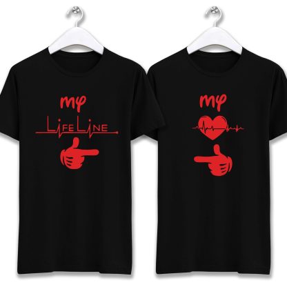 My Lifeline Couple T-Shirt - Image 2