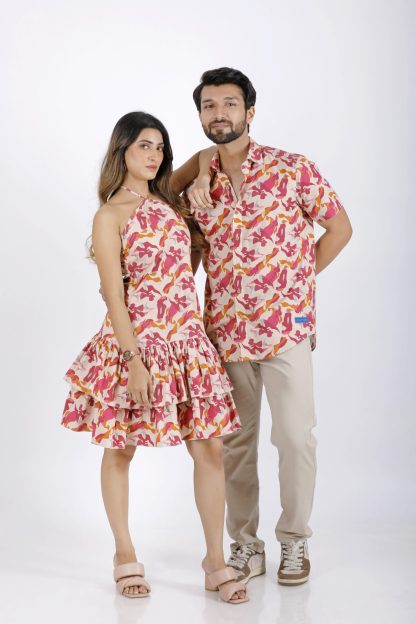 Floral Fiesta Summer Couple Dress