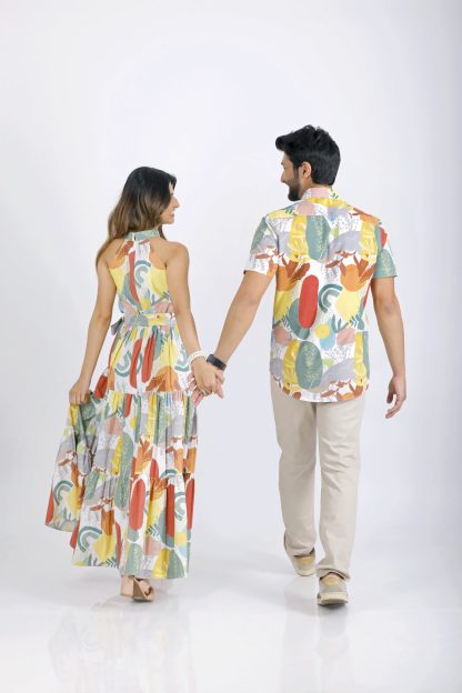 Vivid Vibes Couple Matching Dress - Image 2