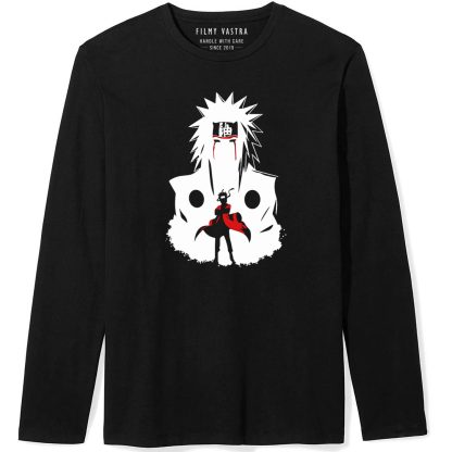 Naruto Jiraiya Black Full Sleeve T-Shirt