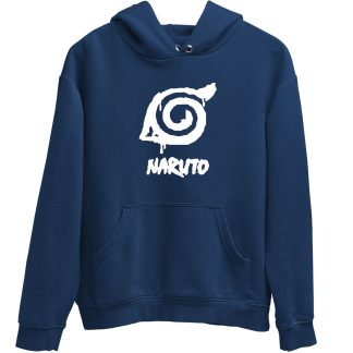 Naruto Logo Blue Hoodie