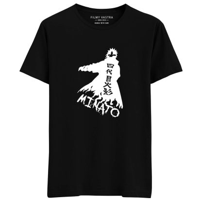Naruto Minato Black T-Shirt