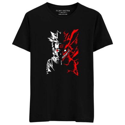 Naruto – Uzumaki, Kakashi, Nine Tail & Kyuubi Seal Combo T-Shirts (Pack of 4) - Image 4