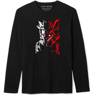 Naruto Nine Tails Black Full Sleeve T-Shirt