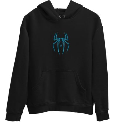 Neon Spiderman logo Hoodie
