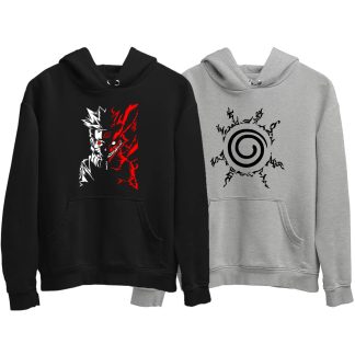 Naruto Nine Tail & Kyuubi Seal Combo Hoodies