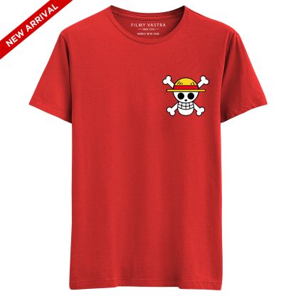 One Piece – Monkey D. Luffy, Straw Hat, Zoro & Wanted Poster Combo T-Shirts (Pack of 4) - Image 3