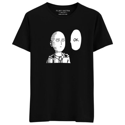 One Punch Man Black T-Shirt