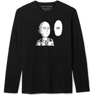 One Punch Man Black Full Sleeve T-Shirt