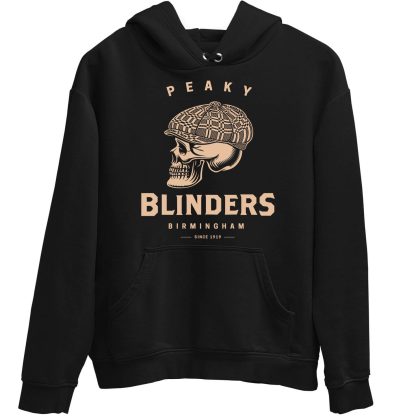 Birmingham Skull Peaky Binders Black Hoodie