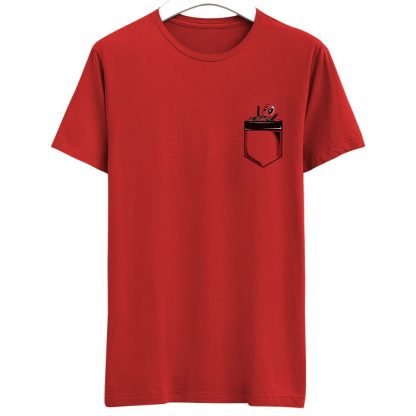 Pocket Deadpool Red T-Shirt