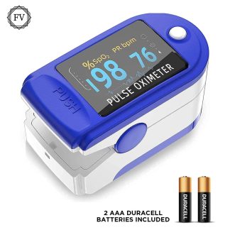 Pulse Oximeter Fingertip (Batteries Included)