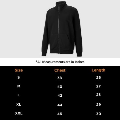 Black Cotton Tracksuit – Jacket & Jogger Combo Set - Image 9