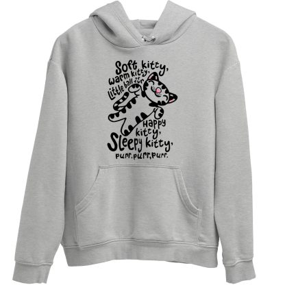 Soft Kitty Grey Hoodie