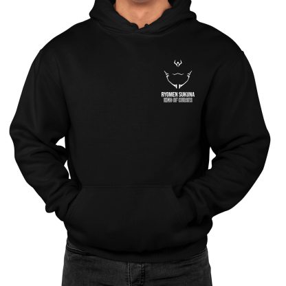 Jujutsu Kaisen Sukuna Black Hoodie - Image 3
