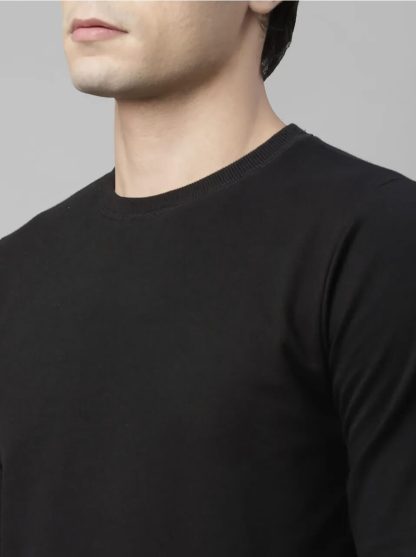 Plain Black Sweatshirt & Jogger Combo - Image 7