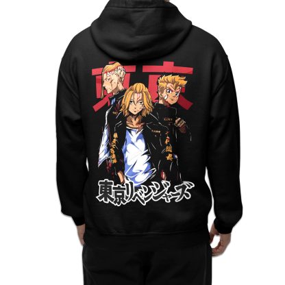Tokyo Manji Gang Black Hoodie - Image 2