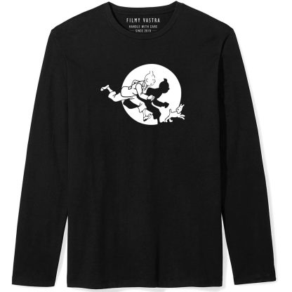 Tin Tin Black Full Sleeve T-Shirt