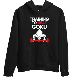 Training To Beat Goku Black Hoodie