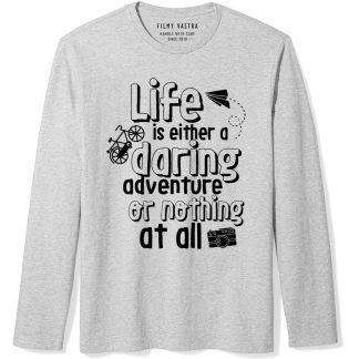 Travel Quote Full Sleeve T-Shirt