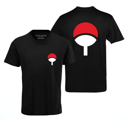 Uchiha Clan Logo & Anti Village Anime Combo T-Shirts - Image 2