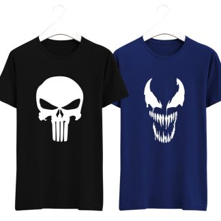 Punisher + Venom Combo T-Shirts