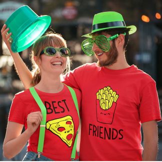Pizza and Fries Best Friend Unisex T-Shirt