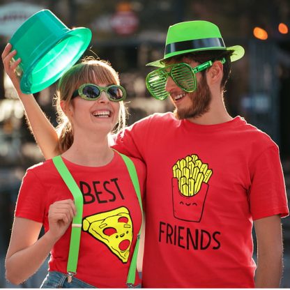 Pizza and Fries Best Friend Unisex T-Shirt