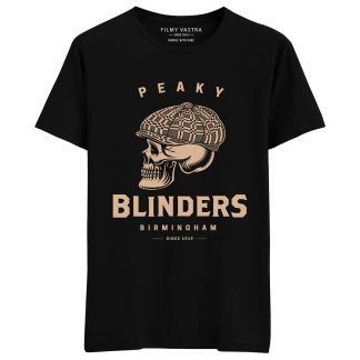 Birmingham Skull Peaky Binders Black T-Shirt
