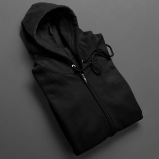 Black Zip Up Hoodie