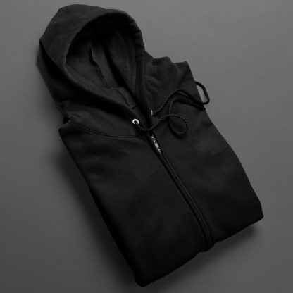 Black Zip Up Hoodie