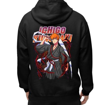 Bleach Ichigo Kurosaki Black Hoodie - Image 2