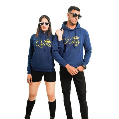 King & Queen Couple Hoodie (Price for 2 pcs) - Image 2