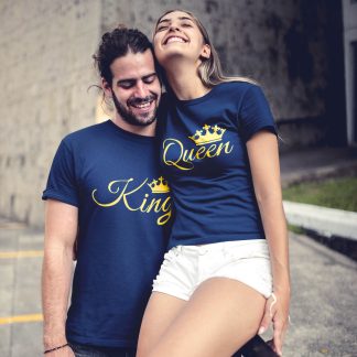 King & Queen Couple T-Shirt